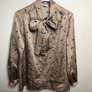 Vintage Lady Manhattan button down blouse